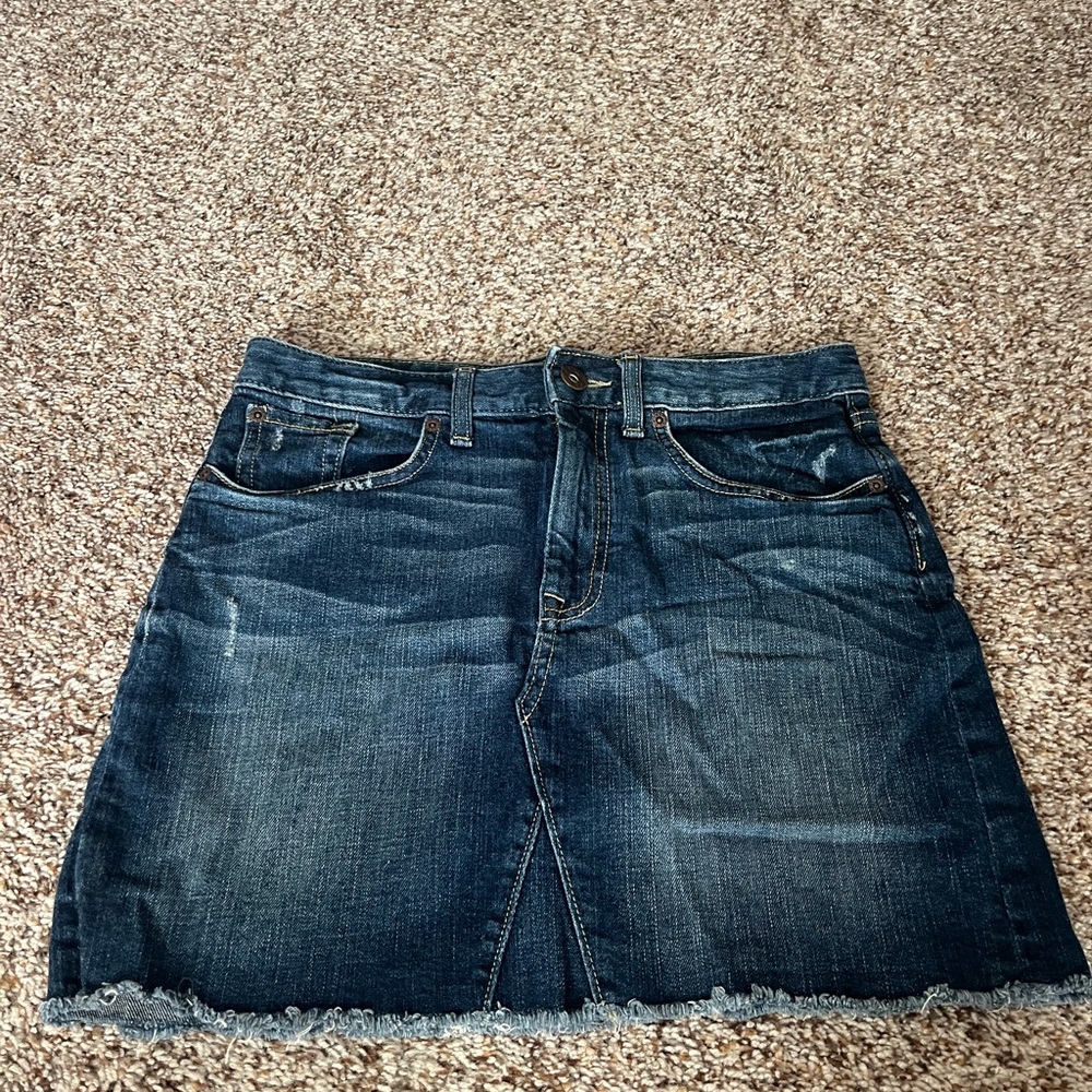GAP Factory Dark Blue Denim Mini Skirt